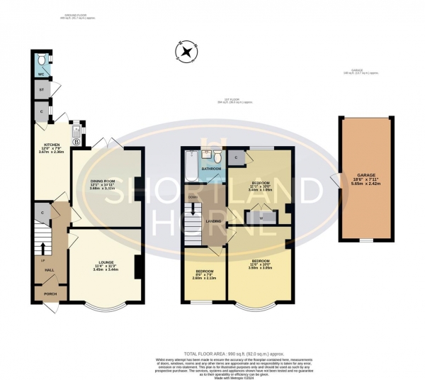 Floor Plan Image for 3 Bedroom Terraced House for Sale in Gretna Road, Green Lane, Coventry