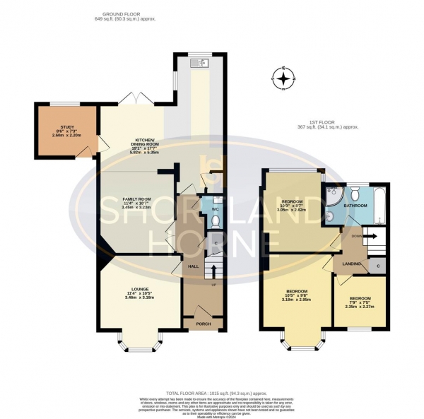 Floor Plan Image for 3 Bedroom Semi-Detached House for Sale in St. Christians Road, Cheylesmore, Coventry