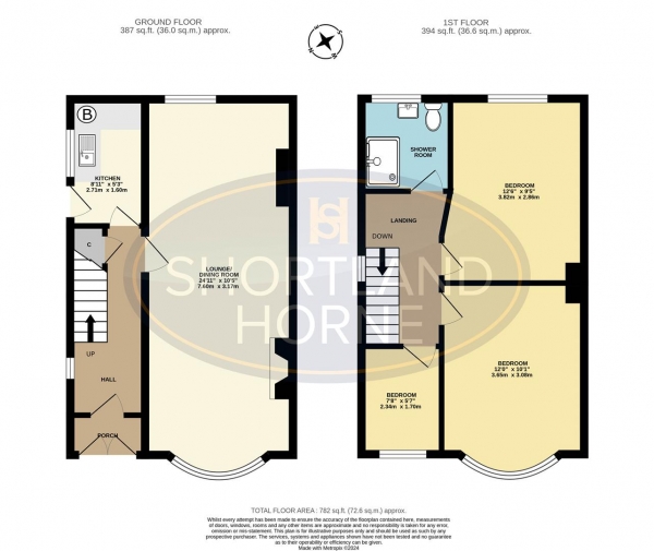 Floor Plan Image for 3 Bedroom End of Terrace House for Sale in Selworthy Road, Holbrooks, Coventry