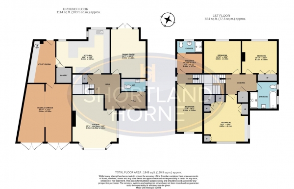 Floor Plan Image for 4 Bedroom Detached House for Sale in Knoll Drive, Styvechale, Coventry