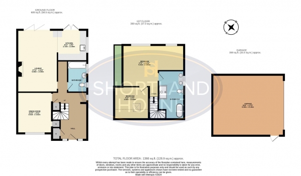 Floor Plan Image for 2 Bedroom Semi-Detached Bungalow for Sale in Peveril Drive, Styvechale Grange, Coventry