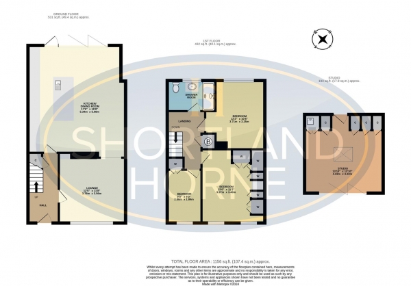 Floor Plan Image for 3 Bedroom Terraced House for Sale in Browns Lane, Allesley, Coventry