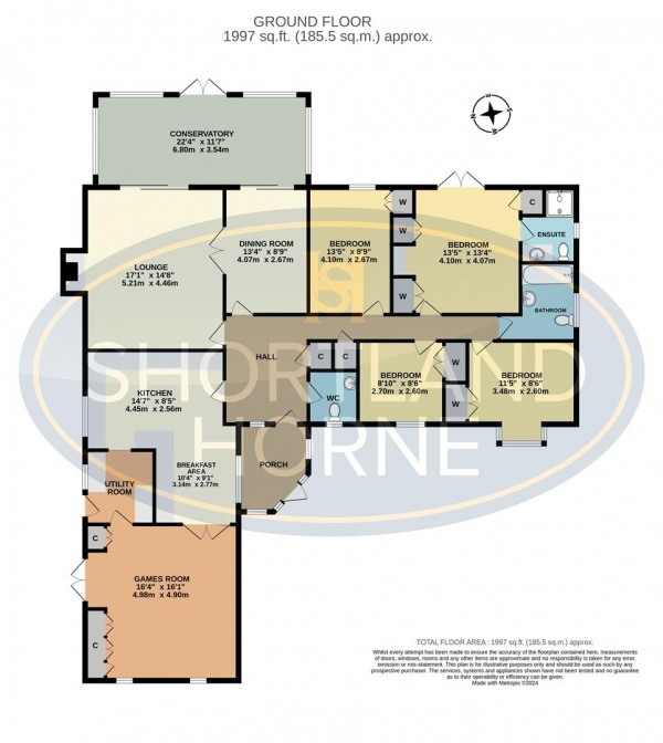 Floor Plan Image for 4 Bedroom Bungalow for Sale in Ainsbury Road, Canley Gardens, Coventry