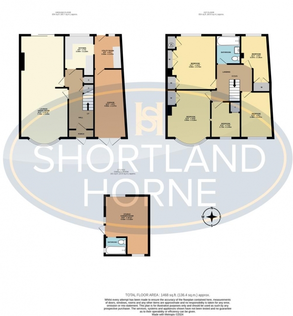 Floor Plan Image for 5 Bedroom Semi-Detached House for Sale in Salisbury Avenue, Styvechale Coventry