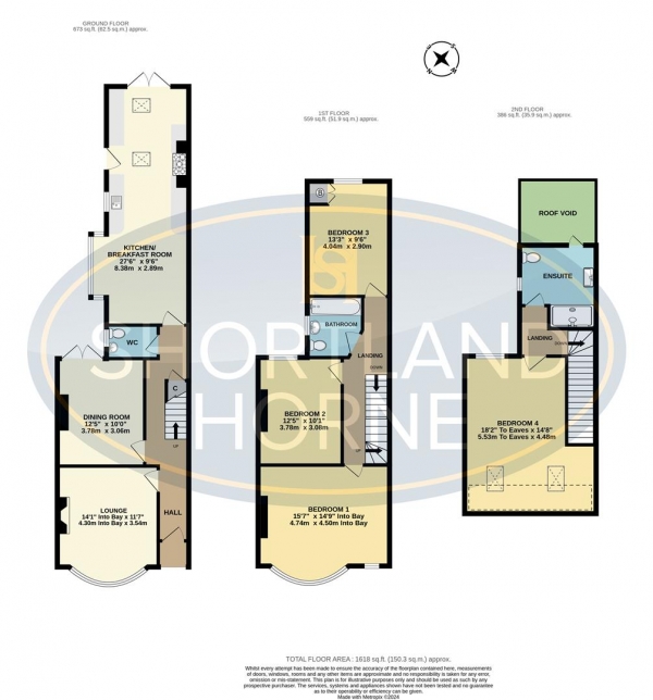 Floor Plan Image for 4 Bedroom Semi-Detached House for Sale in Styvechale Avenue, Earlsdon, Coventry