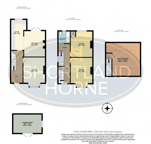 Floor Plan Image for 3 Bedroom Semi-Detached House for Sale in Loudon Avenue, Coundon, Coventry