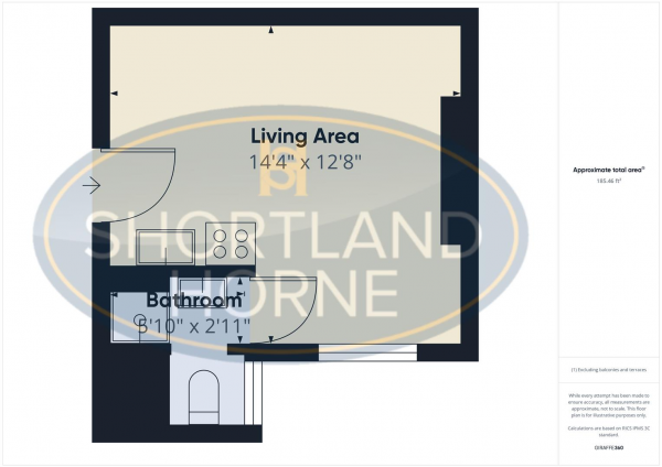 Floor Plan Image for 1 Bedroom Studio to Rent in Gloucester Street, Coventry