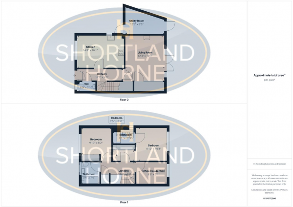 Floor Plan Image for 3 Bedroom Semi-Detached House for Sale in Drovers Close, Balsall Common, Coventry