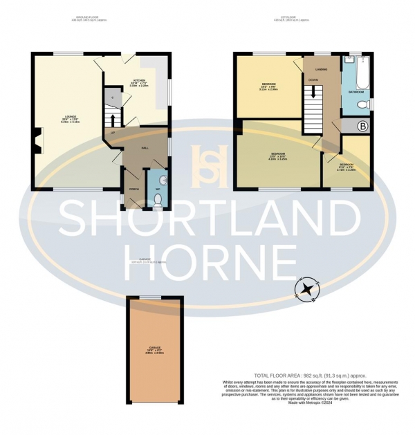 Floor Plan Image for 3 Bedroom Semi-Detached House for Sale in Chatsworth Rise, Styvechale, Coventry