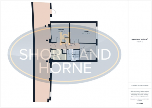 Floor Plan Image for 2 Bedroom Apartment for Sale in Bishopsgate Wharf, Radford, Coventry