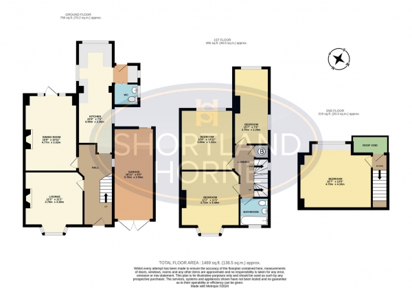 Floor Plan Image for 4 Bedroom Semi-Detached House for Sale in Stoney Road, Styvechale, Coventry