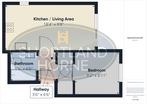 Floor Plan Image for 1 Bedroom Apartment to Rent in Poppleton Close, Coventry