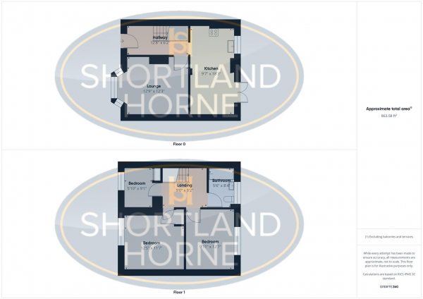 Floor Plan Image for 3 Bedroom Terraced House to Rent in Jeliff Street, Tile Hill, Coventry