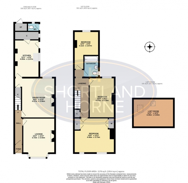 Floor Plan Image for 3 Bedroom Terraced House for Sale in St. Georges Road, Stoke, Coventry