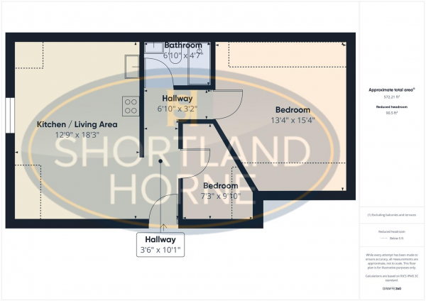 Floor Plan Image for 2 Bedroom Apartment to Rent in Fos Court, Ribble Road