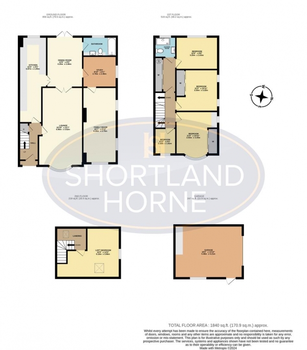 Floor Plan Image for 5 Bedroom End of Terrace House for Sale in Middlemarch Road, Radford, Coventry