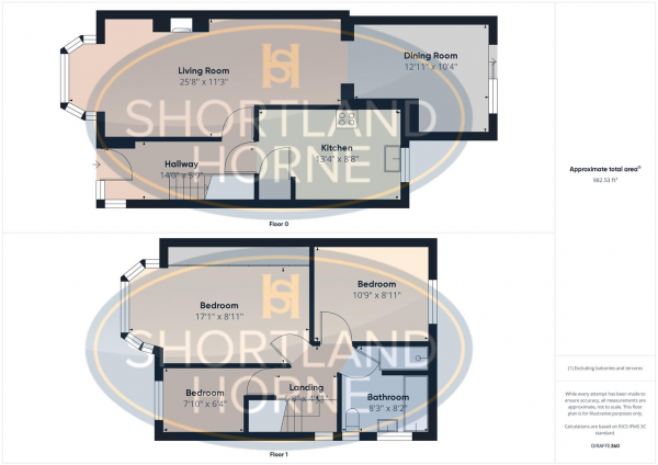 Floor Plan Image for 3 Bedroom Semi-Detached House for Sale in Frankton Avenue, Styvechale, Coventry