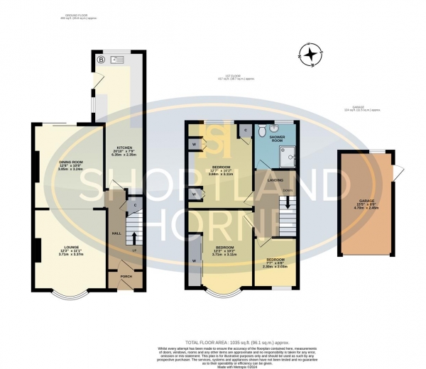 Floor Plan Image for 3 Bedroom Semi-Detached House for Sale in Shorncliffe Road, Coundon, Coventry