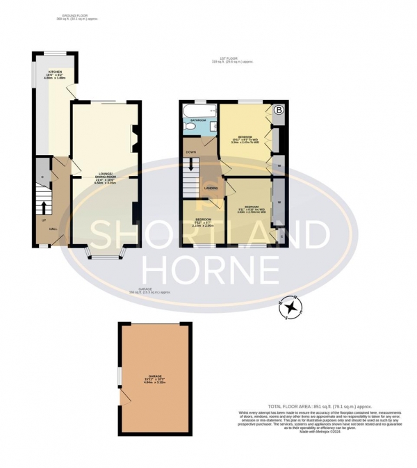 Floor Plan Image for 3 Bedroom Semi-Detached House for Sale in Edward Road, Keresley, Coventry