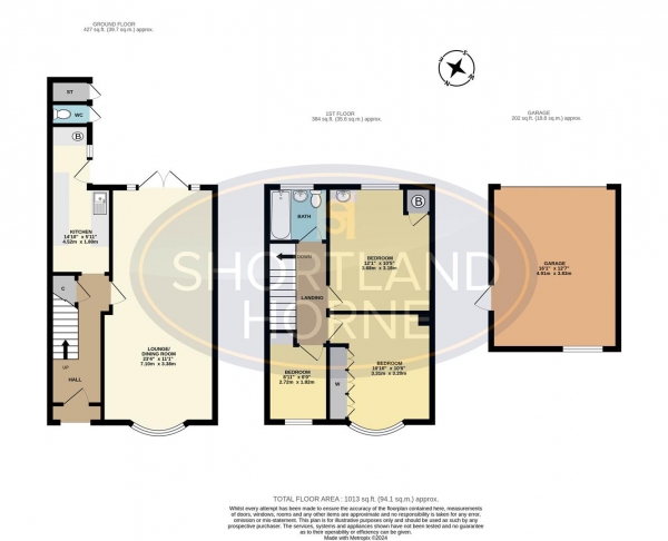 Floor Plan Image for 3 Bedroom Terraced House to Rent in Belgrave Road, Wyken, Coventry