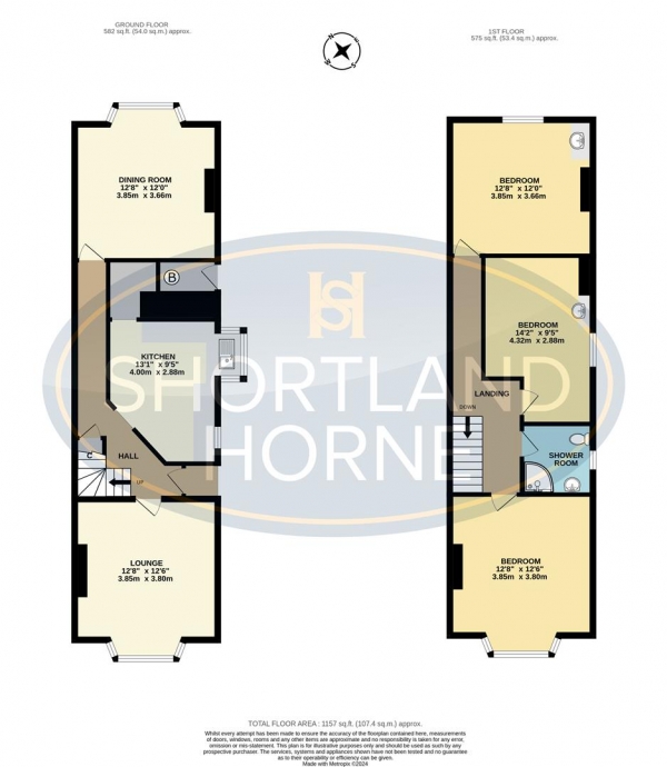 Floor Plan Image for 3 Bedroom Semi-Detached House for Sale in Earlsdon Avenue South, Earlsdon, Coventry