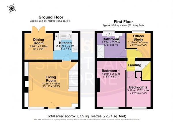 Floor Plan Image for 2 Bedroom End of Terrace House to Rent in Bell Green Road, Bell Green, Coventry,