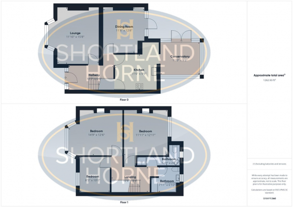 Floor Plan Image for 3 Bedroom End of Terrace House for Sale in Queensland Avenue, Earlsdon, Coventry