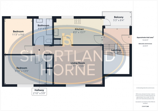 Floor Plan Image for 2 Bedroom Apartment for Sale in Quinton Park, Cheylesmore, Coventry