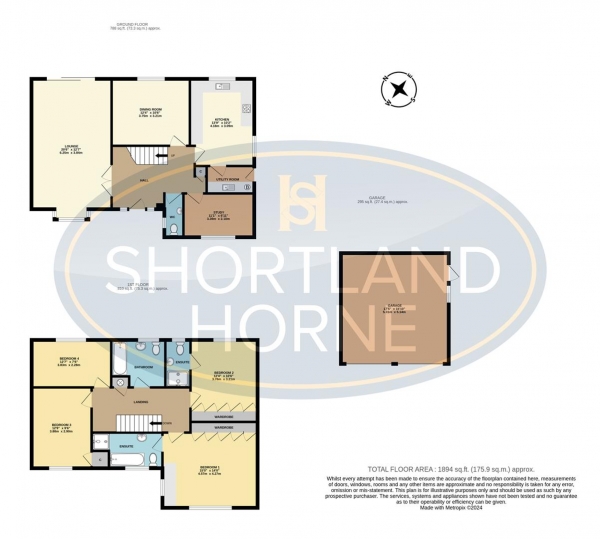 Floor Plan Image for 4 Bedroom Detached House for Sale in Moreall Meadows, Gibbet Hill, Coventry