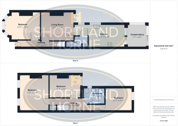 Floor Plan Image for 4 Bedroom Terraced House for Sale in Broomfield Road, Earlsdon, Coventry