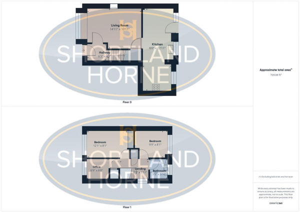 Floor Plan Image for 3 Bedroom Semi-Detached House for Sale in Allitt Grove, Kenilworth,CV8