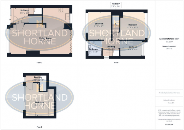 Floor Plan Image for 4 Bedroom Semi-Detached House to Rent in Frilsham Way, Allesley Park, Coventry