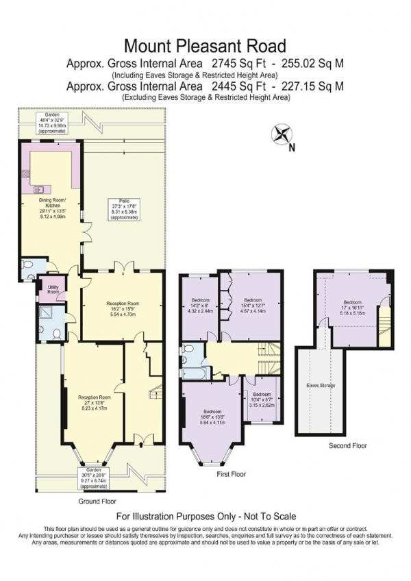 Floor Plan Image for 5 Bedroom Semi-Detached House for Sale in Mount Pleasant Road, Brondesbury Park