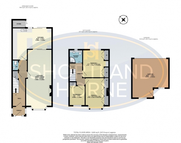 Floor Plan Image for 3 Bedroom Terraced House for Sale in Avon Street, Wyken, Coventry, CV2 3GQ