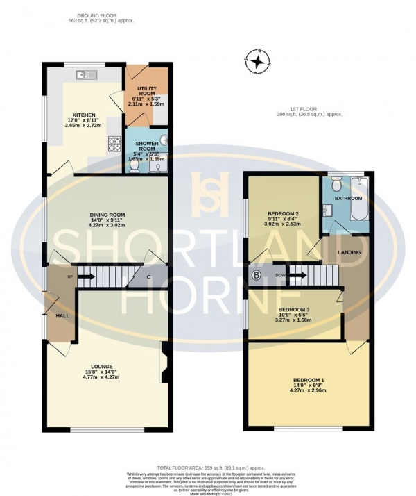 Floor Plan Image for 3 Bedroom Detached House for Sale in Church Lane, Stoke, Coventry, CV2 4AL