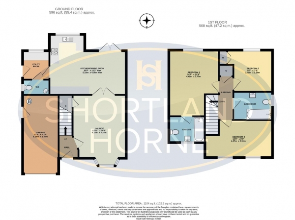 Floor Plan for 3 Bedroom Detached House for Sale in Brindle Avenue, Binley, Coventry, CV3 1JG, CV3, 1JG -  &pound325,000