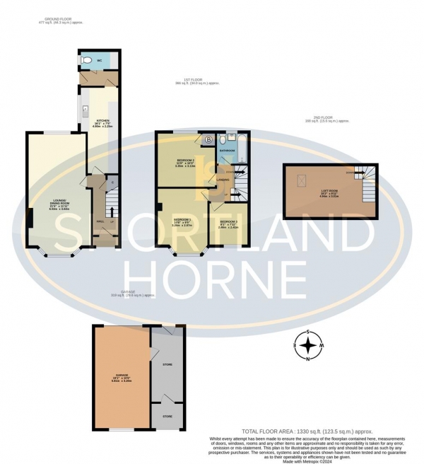 Floor Plan Image for 3 Bedroom Terraced House for Sale in Tennyson Road, Poets Corner, Coventry, CV2 5JA