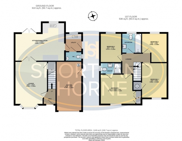 Floor Plan for 4 Bedroom Detached House for Sale in 12 Joseph Levy Walk, Binley, Coventry, CV3 1QH, CV3, 1QH -  &pound360,000