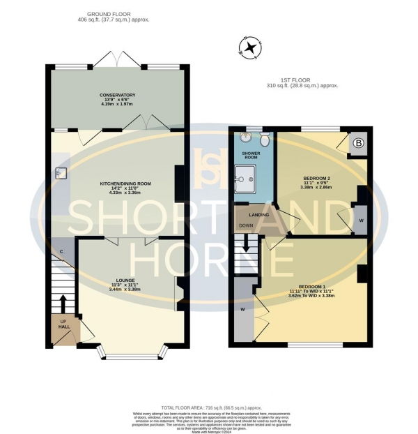 Floor Plan Image for 2 Bedroom Terraced House for Sale in Watersmeet Road, Wyken, Coventry, CV2 3HW