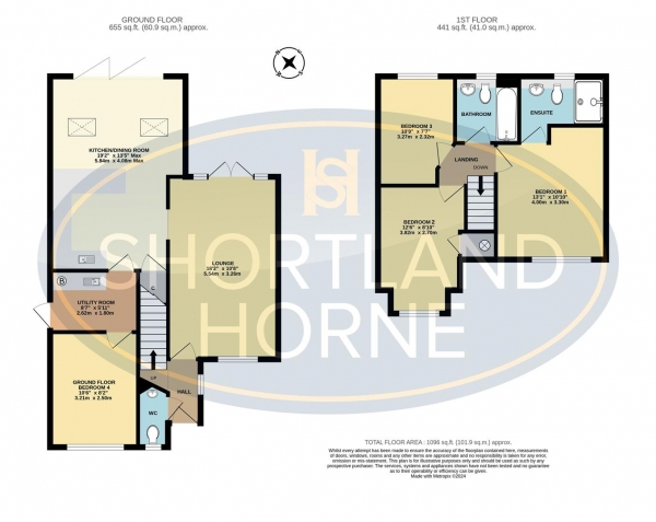 Floor Plan Image for 4 Bedroom Detached House for Sale in Hurst Walk, Longford, Coventry, CV6 6EQ