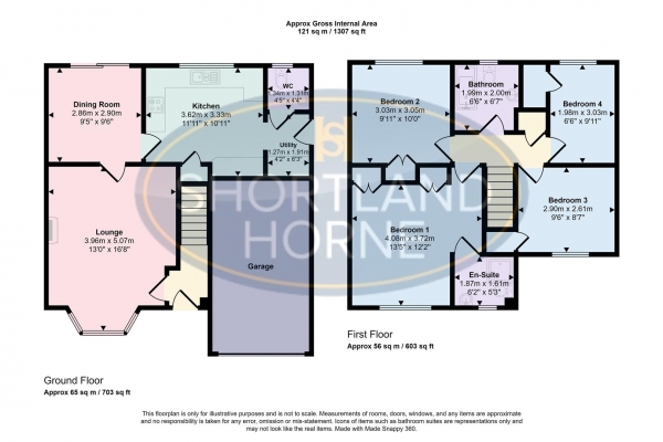 Floor Plan Image for 4 Bedroom Detached House for Sale in Lucerne Close, Aldermans Green, Coventry, CV2 1SE