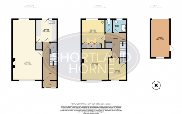 Floor Plan Image for 3 Bedroom Terraced House for Sale in Tysoe Croft, Binley, Coventry, CV3 2FF