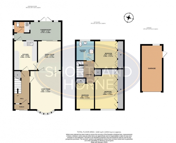 Floor Plan Image for 3 Bedroom Semi-Detached House for Sale in Saddington Road, Binley, Coventry, CV3 2GG