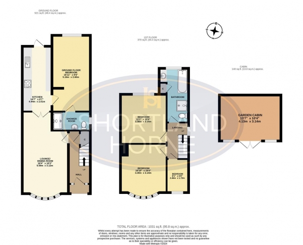 Floor Plan for 4 Bedroom End of Terrace House for Sale in Herrick Road, Poets Corner, Coventry, CV2 5JN, CV2, 5JN -  &pound300,000