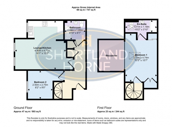 Floor Plan Image for 2 Bedroom Duplex for Sale in Thackhall Street, Coventry, CV2 4NX