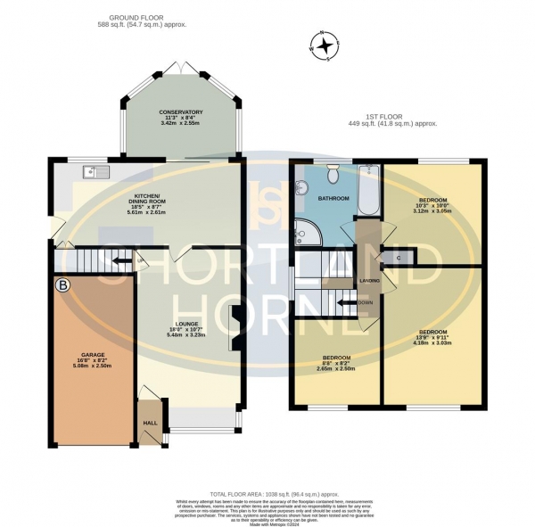 Floor Plan Image for 3 Bedroom Detached House for Sale in Leven Way, Walsgrave, Coventry, CV2 2RA