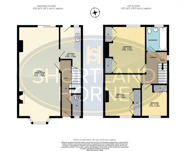 Floor Plan Image for 3 Bedroom End of Terrace House for Sale in Emscote Road, Stoke, Coventry, CV3 1HF