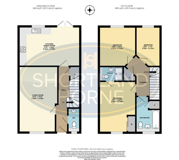 Floor Plan Image for 3 Bedroom Semi-Detached House for Sale in Dairy Road, Stoke, Coventry, CV2 4PB