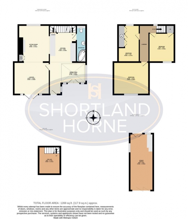 Floor Plan Image for 3 Bedroom Detached House for Sale in Chapel Lane, Ryton on Dunsmore, Coventry, CV8 3EU