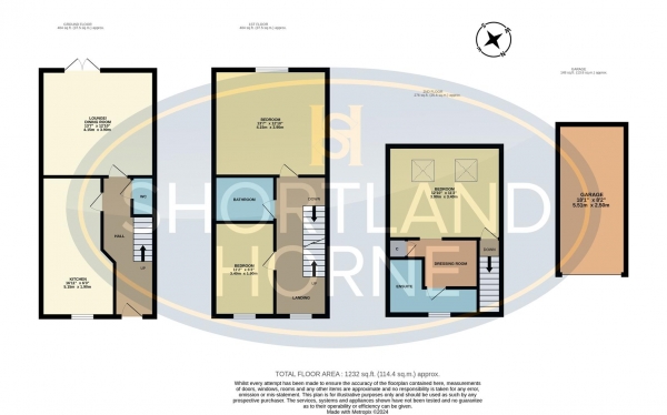 Floor Plan Image for 3 Bedroom Terraced House for Sale in Anglian Way, Stoke Village, Coventry, CV3 1PE